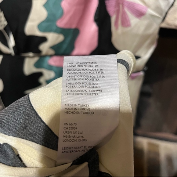 Anthropologie Oopscool Maxi Dress Graphic Print Dress  Floral Eclectic Medium - Picture 14 of 14